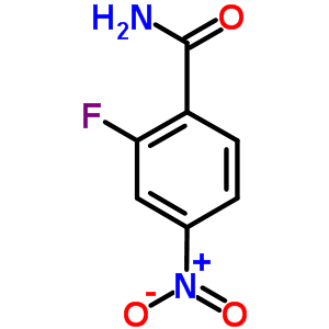 2-氟-4-硝基苯甲酰胺結(jié)構(gòu)式_350-32-3結(jié)構(gòu)式