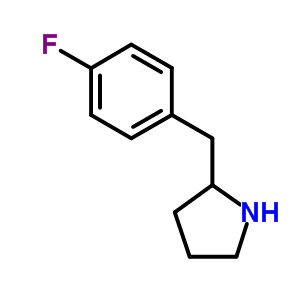 2-(4-氟芐基)-吡咯烷結(jié)構(gòu)式_350017-04-8結(jié)構(gòu)式