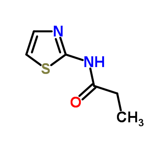 N-2-噻唑丙酰胺結(jié)構(gòu)式_35098-39-6結(jié)構(gòu)式