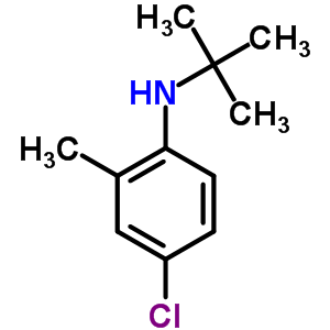 Benzenamine, 4-chloro-n-(1,1-dimethylethyl)-2-methyl-Structure,35347-22-9Structure Benzenamine, 4-chloro-n-(1,1-dimethylethyl)-2-methyl- Structure,35347-22-9Structure
