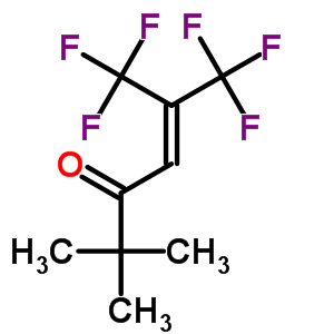 4-Hexen-3-one,6,6,6-trifluoro-2,2-dimethyl-5-(trifluoromethyl)-Structure,35443-87-9Structure 4-Hexen-3-one,6,6,6-trifluoro-2,2-dimethyl-5-(trifluoromethyl)- Structure,35443-87-9Structure