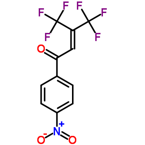 1-(4-Nitrophenyl)-4,4,4-trifluoro-3-trifluoromethyl-2-buten-1-oneStructure,35443-90-4Structure 1-(4-Nitrophenyl)-4,4,4-trifluoro-3-trifluoromethyl-2-buten-1-one Structure,35443-90-4Structure