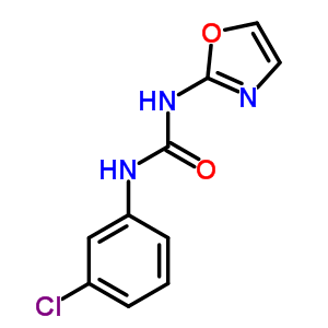 1-(M-chlorophenyl)-3-(2-oxazolyl)ureaStructure,35629-49-3Structure 1-(M-chlorophenyl)-3-(2-oxazolyl)urea Structure,35629-49-3Structure