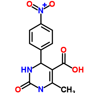 1,2,3,4-Tetrahydro-6-methyl-4-(4-nitrophenyl)-2-oxo-5-pyrimidinecarboxylic acidStructure,356566-57-9Structure 1,2,3,4-Tetrahydro-6-methyl-4-(4-nitrophenyl)-2-oxo-5-pyrimidinecarboxylic acid Structure,356566-57-9Structure