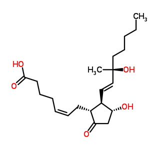 (5Z,11alpha,13e,15s)-11,15-dihydroxy-15-methyl-9-oxo-prosta-5,13-dien-1-oicacidStructure,35700-27-7Structure (5Z,11alpha,13e,15s)-11,15-dihydroxy-15-methyl-9-oxo-prosta-5,13-dien-1-oicacid Structure,35700-27-7Structure
