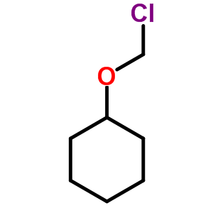氯甲酸環(huán)己酯結(jié)構(gòu)式_3587-62-0結(jié)構(gòu)式
