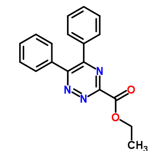 1,2,4-Triazine-3-carboxylicacid, 5,6-diphenyl-, ethyl esterStructure,35883-52-4Structure 1,2,4-Triazine-3-carboxylicacid, 5,6-diphenyl-, ethyl ester Structure,35883-52-4Structure