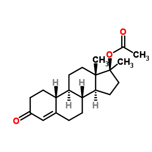 17-O-乙?；字Z酮結(jié)構(gòu)式_36083-56-4結(jié)構(gòu)式