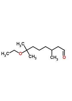 Octanal, 7-ethoxy-3,7-dimethyl-Structure,3613-33-0Structure Octanal, 7-ethoxy-3,7-dimethyl- Structure,3613-33-0Structure