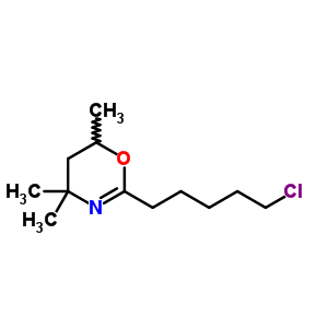 4H-1,3-oxazine,2-(5-chloropentyl)-5,6-dihydro-4,4,6-trimethyl-Structure,36871-49-5Structure 4H-1,3-oxazine,2-(5-chloropentyl)-5,6-dihydro-4,4,6-trimethyl- Structure,36871-49-5Structure