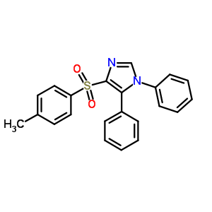 1,5-Diphenyl-4-tosylimidazoleStructure,37118-25-5Structure 1,5-Diphenyl-4-tosylimidazole Structure,37118-25-5Structure