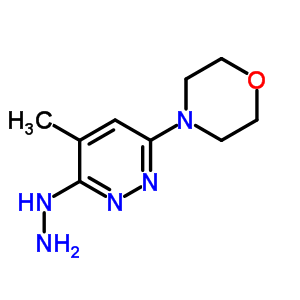 Morpholine,4-(6-hydrazino-5-methyl-2-pyridazinyl)-,dihydrochloride,hydrateStructure,37121-78-1Structure Morpholine,4-(6-hydrazino-5-methyl-2-pyridazinyl)-,dihydrochloride,hydrate Structure,37121-78-1Structure