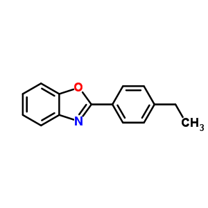 2-(4-乙基苯基)-苯并噁唑結構式_37135-35-6結構式
