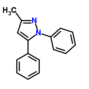 1,5-Diphenyl-3-methyl-1h-pyrazoleStructure,3729-90-6Structure 1,5-Diphenyl-3-methyl-1h-pyrazole Structure,3729-90-6Structure