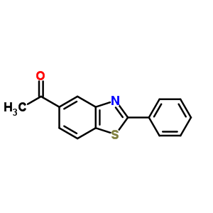 2-Phenyl-5-acetylbenzothiazoleStructure,37554-60-2Structure 2-Phenyl-5-acetylbenzothiazole Structure,37554-60-2Structure
