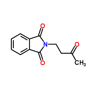 2-(3-氧代丁基)異吲哚啉-1,3-二酮結(jié)構(gòu)式_3783-77-5結(jié)構(gòu)式
