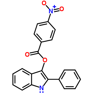 (2-Phenyl-1h-indol-3-yl) 4-nitrobenzoateStructure,37914-50-4Structure (2-Phenyl-1h-indol-3-yl) 4-nitrobenzoate Structure,37914-50-4Structure