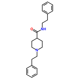 N,1-diphenethylpiperidine-4-carboxamideStructure,37969-07-6Structure N,1-diphenethylpiperidine-4-carboxamide Structure,37969-07-6Structure