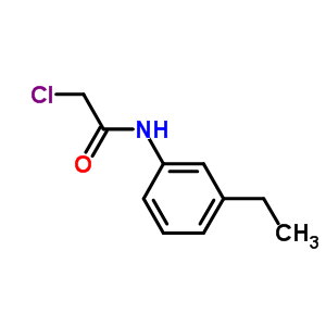 2-氯-n-(3-乙基苯基)乙酰胺結(jié)構(gòu)式_380346-54-3結(jié)構(gòu)式