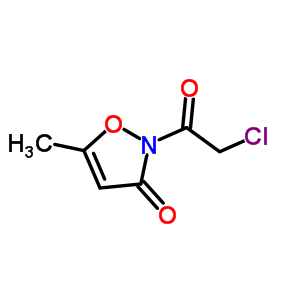 2-(Chloroacetyl)-5-methylisoxazol-3(2H)-oneStructure,38100-64-0Structure 2-(Chloroacetyl)-5-methylisoxazol-3(2H)-one Structure,38100-64-0Structure