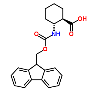 Fmoc-1,2-trans-achc-oh結(jié)構(gòu)式_381241-08-3結(jié)構(gòu)式