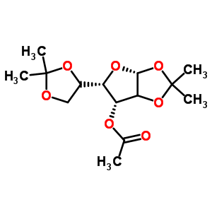 3-Acetyl-1,2:5,6-di-o-isopropylidene-alpha-d-galactofuranoseStructure,38166-65-3Structure 3-Acetyl-1,2:5,6-di-o-isopropylidene-alpha-d-galactofuranose Structure,38166-65-3Structure