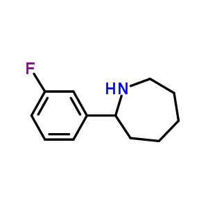 2-(3-氟苯基)-氮雜烷結構式_383130-06-1結構式