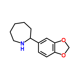 2-(1,3-Benzodioxol-5-yl)-azepaneStructure,383130-37-8Structure 2-(1,3-Benzodioxol-5-yl)-azepane Structure,383130-37-8Structure