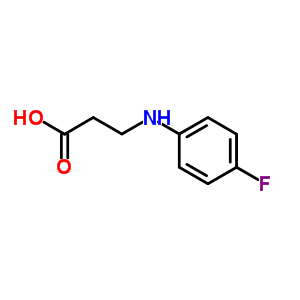N-(4-fluorophenyl)-3-aminopropionic acidStructure,38470-22-3Structure N-(4-fluorophenyl)-3-aminopropionic acid Structure,38470-22-3Structure