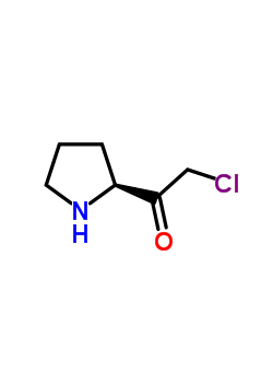 (s)-(9ci)-2-氯-1-(2-吡咯烷)-乙酮結(jié)構(gòu)式_38491-75-7結(jié)構(gòu)式