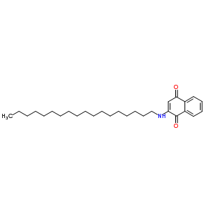 2-Octadecylamino-1,4-naphthoquinoneStructure,38528-35-7Structure 2-Octadecylamino-1,4-naphthoquinone Structure,38528-35-7Structure