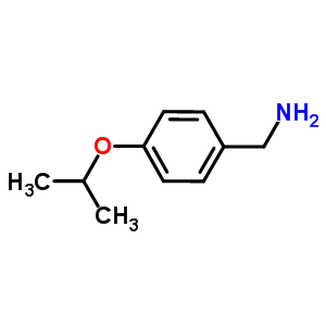 1-(4-異丙氧基苯基)甲胺結(jié)構(gòu)式_387350-82-5結(jié)構(gòu)式