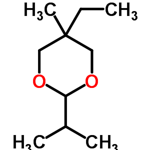 5-Ethyl-5-methyl-2-propan-2-yl-1,3-dioxaneStructure,39113-60-5Structure 5-Ethyl-5-methyl-2-propan-2-yl-1,3-dioxane Structure,39113-60-5Structure