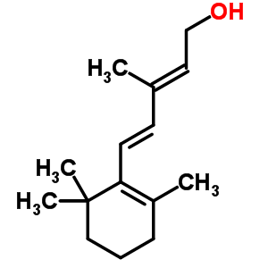 (2E,4e)-3-methyl-5-(2,6,6-trimethyl-1-cyclohexen-1-yl)-2,4-pentadien-1-olStructure,3917-39-3Structure (2E,4e)-3-methyl-5-(2,6,6-trimethyl-1-cyclohexen-1-yl)-2,4-pentadien-1-ol Structure,3917-39-3Structure