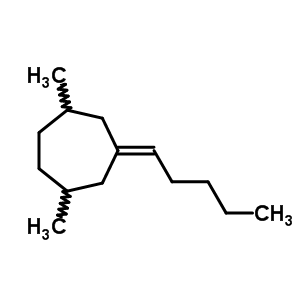 1,5-Dimethyl-3-pentylidene-cycloheptaneStructure,39546-84-4Structure 1,5-Dimethyl-3-pentylidene-cycloheptane Structure,39546-84-4Structure