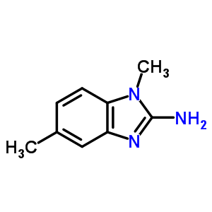 1,5-Dimethylbenzoimidazol-2-amineStructure,39860-12-3Structure 1,5-Dimethylbenzoimidazol-2-amine Structure,39860-12-3Structure
