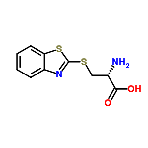 S-2-苯并噻唑-l-半胱氨酸結(jié)構(gòu)式_399-82-6結(jié)構(gòu)式