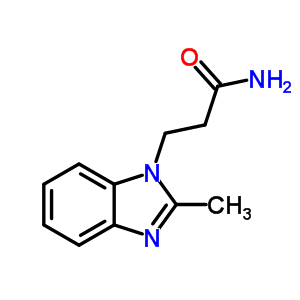 3-(2-Methylbenzoimidazol-1-yl)propanamideStructure,40508-01-8Structure 3-(2-Methylbenzoimidazol-1-yl)propanamide Structure,40508-01-8Structure