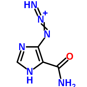 1H-imidazole-4-carboxamide,5-azido-Structure,40784-02-9Structure 1H-imidazole-4-carboxamide,5-azido- Structure,40784-02-9Structure