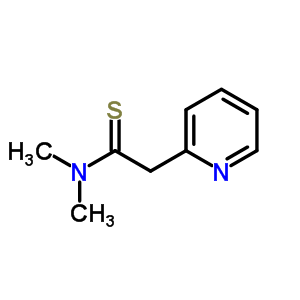 2-Pyridineethanethioamide, n,n-dimethyl-Structure,40808-67-1Structure 2-Pyridineethanethioamide, n,n-dimethyl- Structure,40808-67-1Structure