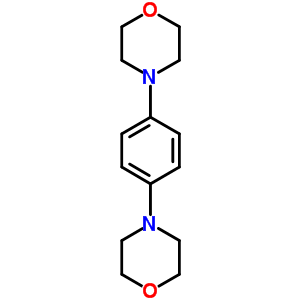 1,4-二嗎啉苯結(jié)構(gòu)式_4096-22-4結(jié)構(gòu)式