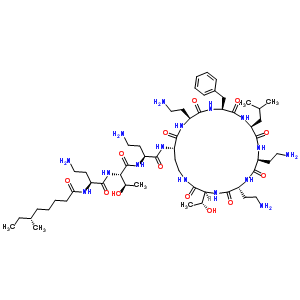 Polymyxin b(1)Structure,4135-11-9Structure Polymyxin b(1) Structure,4135-11-9Structure