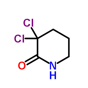 3,3-Dichloro-2-piperidinoneStructure,41419-12-9Structure 3,3-Dichloro-2-piperidinone Structure,41419-12-9Structure