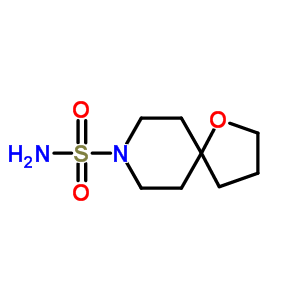 1-噁-8-氮雜螺[4.5]癸烷-8-磺酰胺結(jié)構(gòu)式_4193-56-0結(jié)構(gòu)式