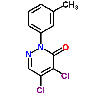 4,5-Dichloro-2-m-tolylpyridazin-3(2H)-oneStructure,41931-13-9Structure 4,5-Dichloro-2-m-tolylpyridazin-3(2H)-one Structure,41931-13-9Structure