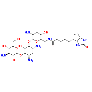 Biotinyl tobramycin amideStructure,419573-18-5Structure Biotinyl tobramycin amide Structure,419573-18-5Structure
