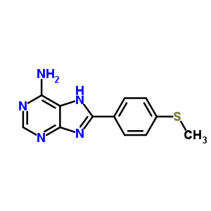 8-(4-Methylsulfanylphenyl)-7h-purin-6-amineStructure,42447-60-9Structure 8-(4-Methylsulfanylphenyl)-7h-purin-6-amine Structure,42447-60-9Structure