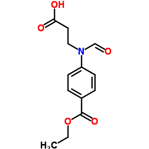 3-[(4-乙氧基羰基苯基)-甲?；?氨基]丙酸結(jié)構(gòu)式_4261-01-2結(jié)構(gòu)式