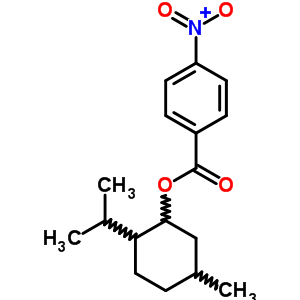5-甲基-2-(1-甲基乙基)-環(huán)己醇 1-(4-硝基苯甲酸)結(jié)構(gòu)式_4277-14-9結(jié)構(gòu)式