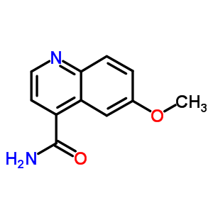 4-Quinolinecarboxamide,6-methoxy-Structure,4363-96-6Structure 4-Quinolinecarboxamide,6-methoxy- Structure,4363-96-6Structure